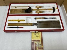 Kakuri Carpenter Tool set Hand plane hand saw etc With case Japanese Vintage
