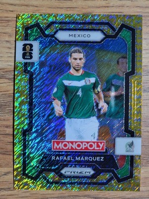 2026 Prizm Monopoly FIFA World Cup Rafael Marquez Gold Millionaire Shimmer #/500