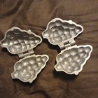 (2) Vintage Grape Mold Bunch Pewter Ice Cream Chocolate Wilton Chicago 1972 — photo 6