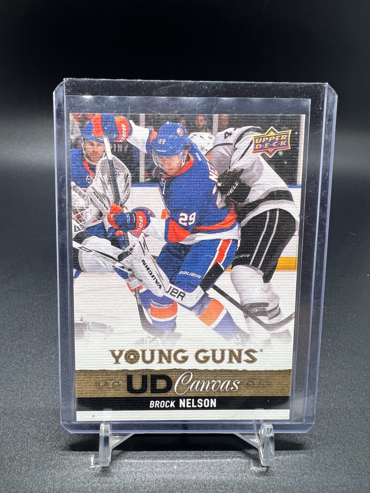 2013-14 Upper Deck UD Canvas #C238 Brock Nelson YG RC Young Guns Rookie