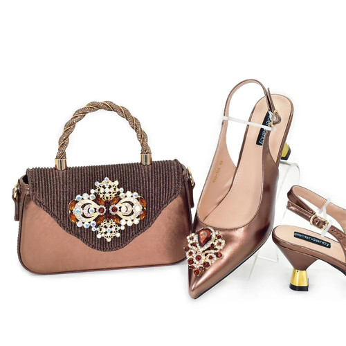 New Fashion Women Shoes and Bags To Match Set Nigeria Party Italian Shoe and - Picture 9 of 27