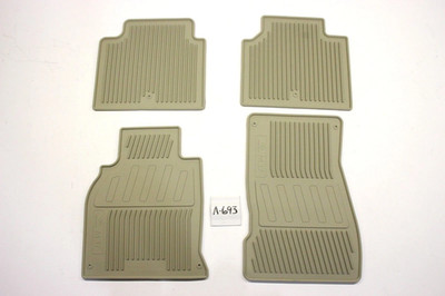 New OEM Tan All Weather Rubber Floor Mats 2011-2013 Infiniti M37 999E1-QY000-BE 