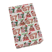 Holiday Wrapping Paper Christmas Decorations Funny Vintage 67 Meme Holiday 