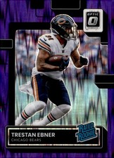 2022 Panini Donruss Optic - Trestan Ebner #286 Purple Shock Prizm (RC)