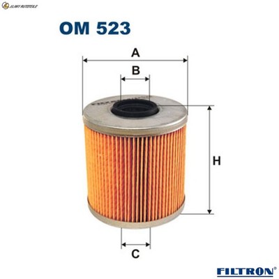 ÖLFILTER OM 523 FÜR BERTONE BMW BMW 161 E1 1.6L 4cyl FREECLIMBER 2 M42B18 1.8L