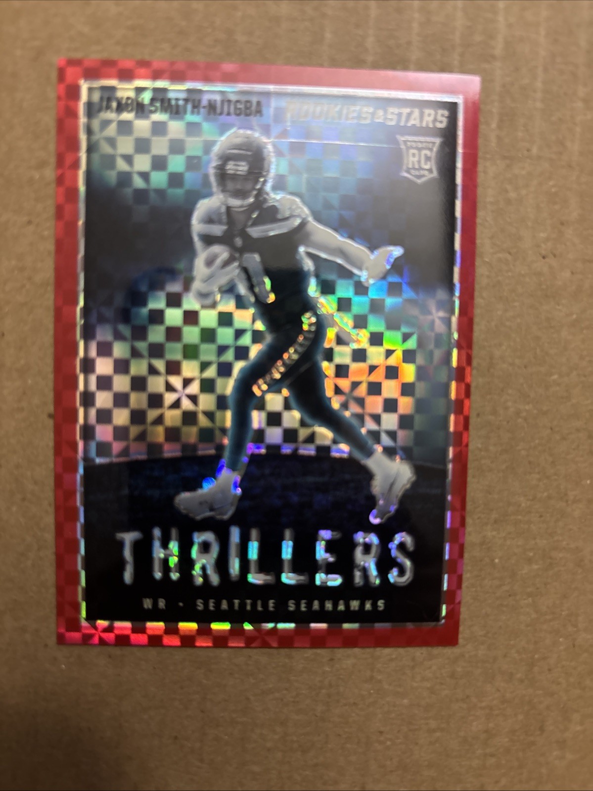 2023 Panini Rookies & Stars #TH-27 Jaxon Smith-Njigba Thrillers Red Plaid RC