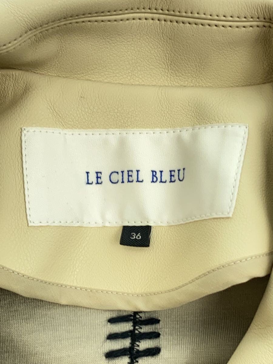 LE CIEL BLEU altra giacca 36 ecopelle panna 26A64503 usata