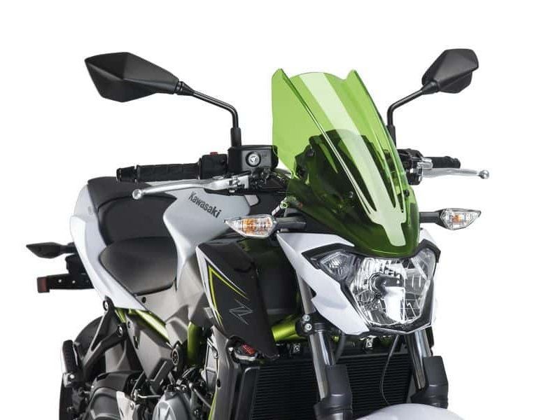 Puig Green New Generation Touring Screen Kawasaki Z650 2017-2019