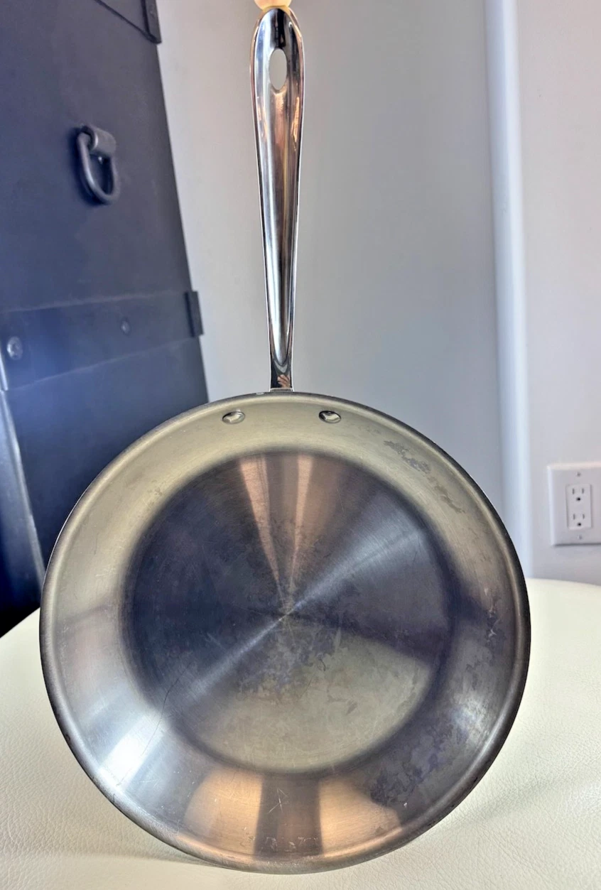 All-Clad 12" Stainless Steel Frying Pan 3-Ply Induction Ready with 9" Handle