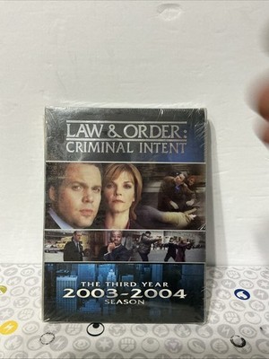 Law & Order: Criminal Intent - The Third Year (DVD, 2004, 3-Disc Set) - New!