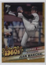 2020 Topps Decades Best Chrome Series 2 Gold Refractor 36/50 Juan Marichal 0l2