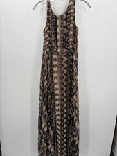Pre-Owned Eliza J Brown Size 2 Maxi Sleeveless Dress