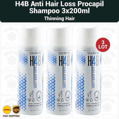 H4B Anti Hair Loss Procapil Shampoo 200ml, Thinning Hair - 3 LOT