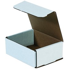 5x4x2 Inch Corrugated Cardboard Mailers, Tuck Top, Pack of 50