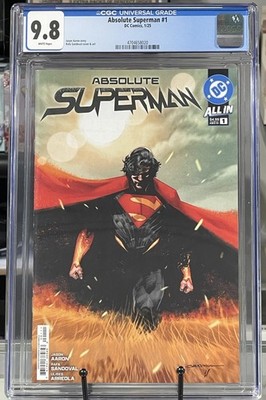 CGC 9.8 Absolute Superman #1 Cover A 1st Print  **IN STOCK**