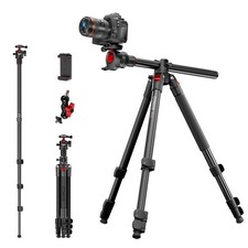 72" Overhead Tripod, Tripod with Center Column and 360 Degree Ball Head, Deta...