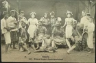 DUTCH EAST INDIES EARLY UNUSED PICTURE POSTCARD OF NATIVE PERFORMERS, BATAVIA