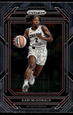 Aari McDonald 2023 Panini Prizm WNBA #5 Atlanta Dream AutographDen