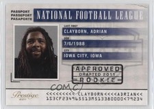 2011 Panini Prestige NFL Passport Holokote 22/100 Adrian Clayborn #3 3n1