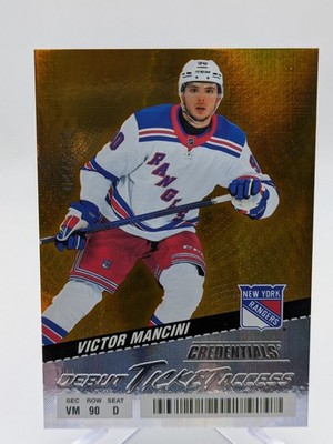  2024-25 Upper Deck Credentials Debut Ticket Access #108 Victor Mancini #47/199