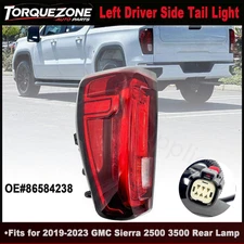Left Driver LED Tail Light For 2020-2023 GMC Sierra 2500 3500 Tail Lamp 86584238