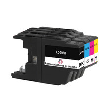Compatible Ink Cartridge For Brother LC79 Black, Cyan, Magenta, Yellow-USA