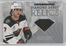 2023-24 Upper Deck Black Diamond Diamond Debut Relics Brock Faber #DD-BF 2d8