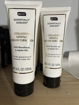 b.pure Essentially Ageless Collagen Gentle Cream Face Cleanser 4 fl oz