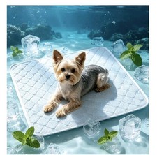 Dog Cooling Mat Instant Self Cooling Pad for Dogs  Cats 24" x 18"