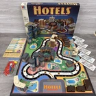Vintage 1987 HOTELS Board Game Milton Bradley Real Estate Game - 100% Complete