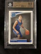 Luka Doncic Rookie 2018-19 Donruss Press Proof Purple #177