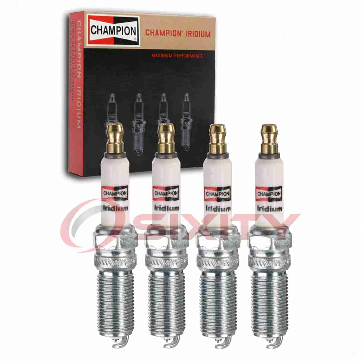 4 pc Champion Iridium Spark Plugs for 2018-2020 Buick Regal TourX 2.0L L4 mv