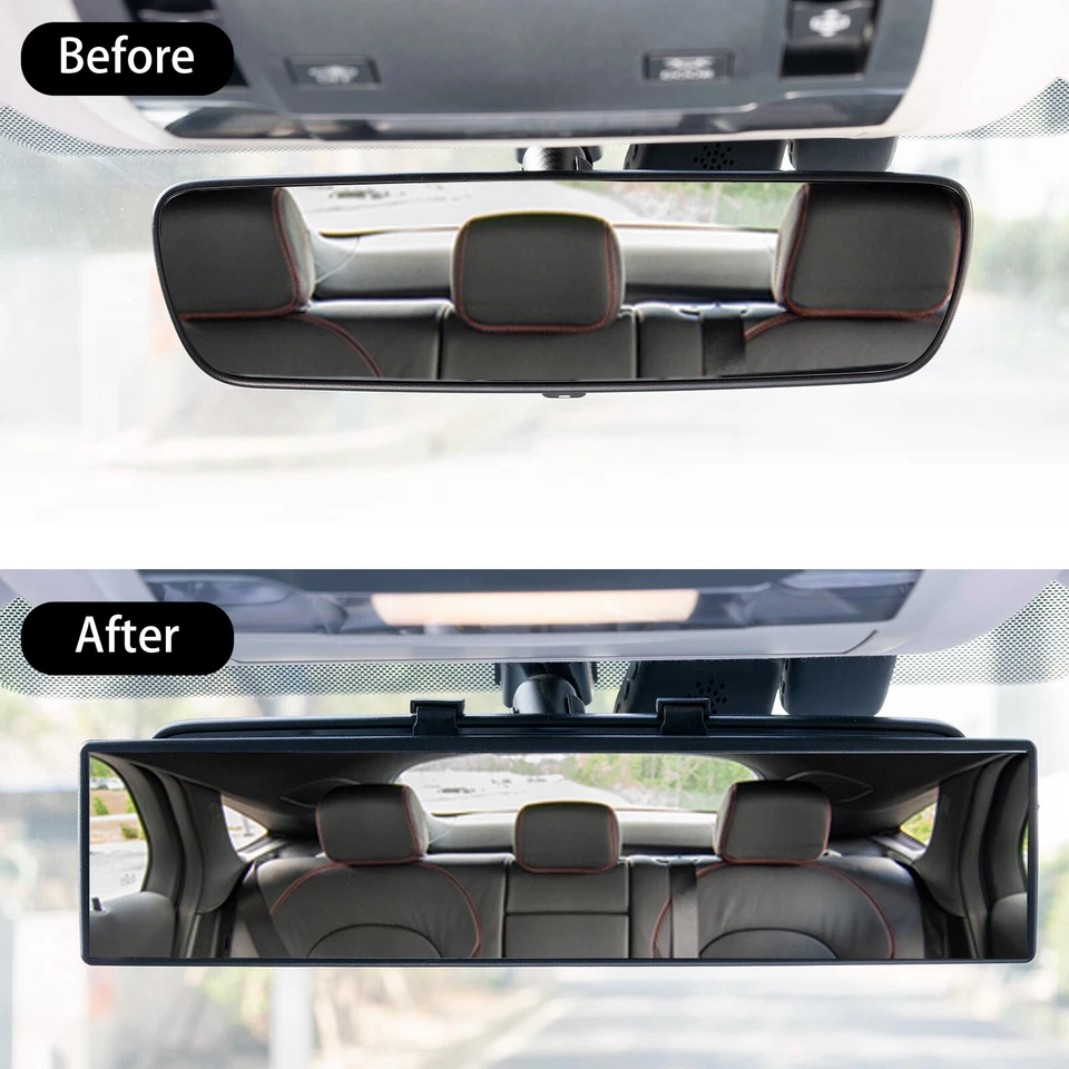 For Cars SUV Vans Trucks Inside 11.8 inch Rear View Mirror Auto Interior Mirror - Image 3 of 4