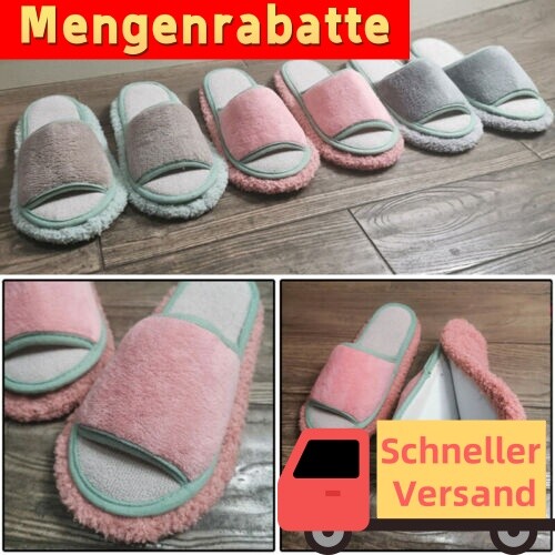 APL 1 Paio di Pantofole in Microfibra Mop Pulizia Pavimenti Polvere Flop ∆