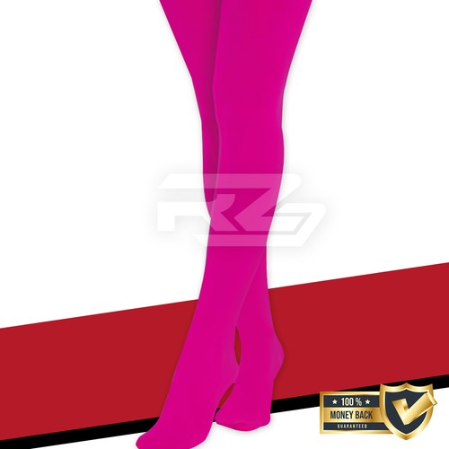 Ladies Opaque Tights 60 Denier Ladies Opaque S/M/L/XL In Many Colours - Picture 26 of 30
