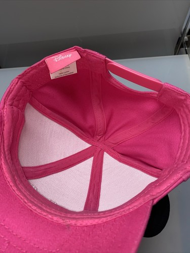 Minnie Mouse Hat Cap Womens Black Pink Ears Casual Adjustable Disney Never Worn - Picture 6 of 6