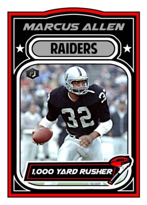 ACEO MARCUS ALLEN LOS ANGELES RAIDERS CUSTOM HAND MADE ART CARD