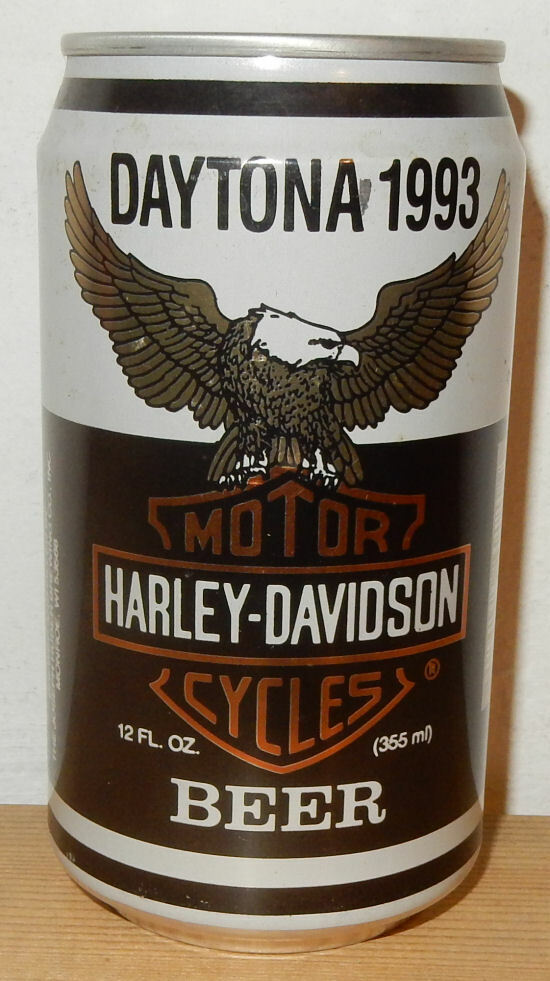 【HARLEY DAVIDSON】ヴィンテージビール缶 DAYTONA 1993 HARLEY-DAVIDSON MOTOR CYCLE Beer can (355ml