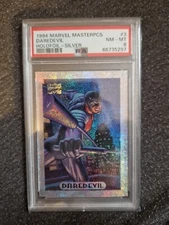 1994 Marvel Masterpieces Daredevil 3/10 Silver Holofoil PSA 8 NM-MT