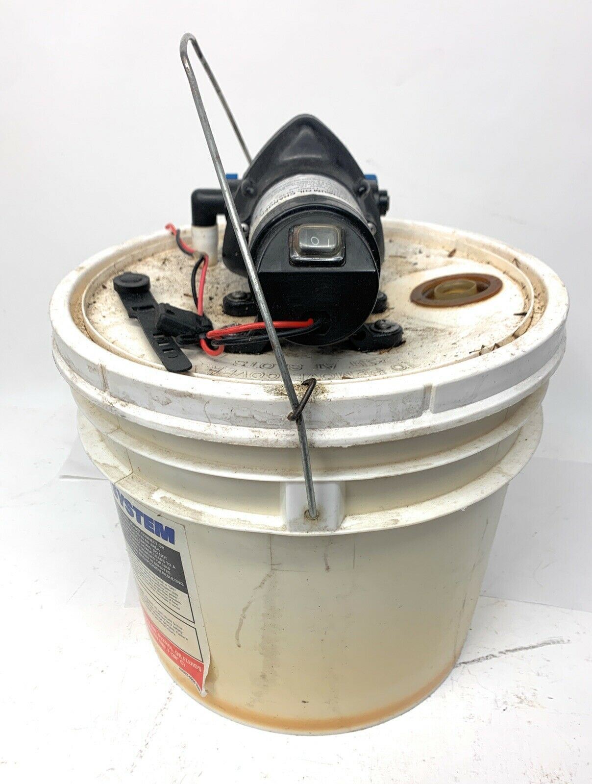 Jabsco DIY Oil Change System w/Pump & 3.5 Gallon Bucket (For Parts Only) eBay