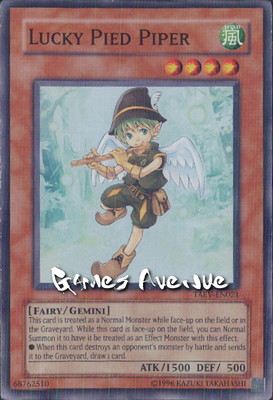 Yu-Gi-Oh! Lucky Pied Piper TAEV-EN021 US/SUPER