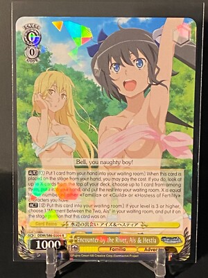 Weiss Schwarz Danmachi Encounter By The River, Ais & Hestia DDM/S88-E004 R