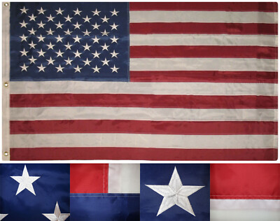 American Flag Nylon Embroidered 5x8 Ft | Oriental Trading