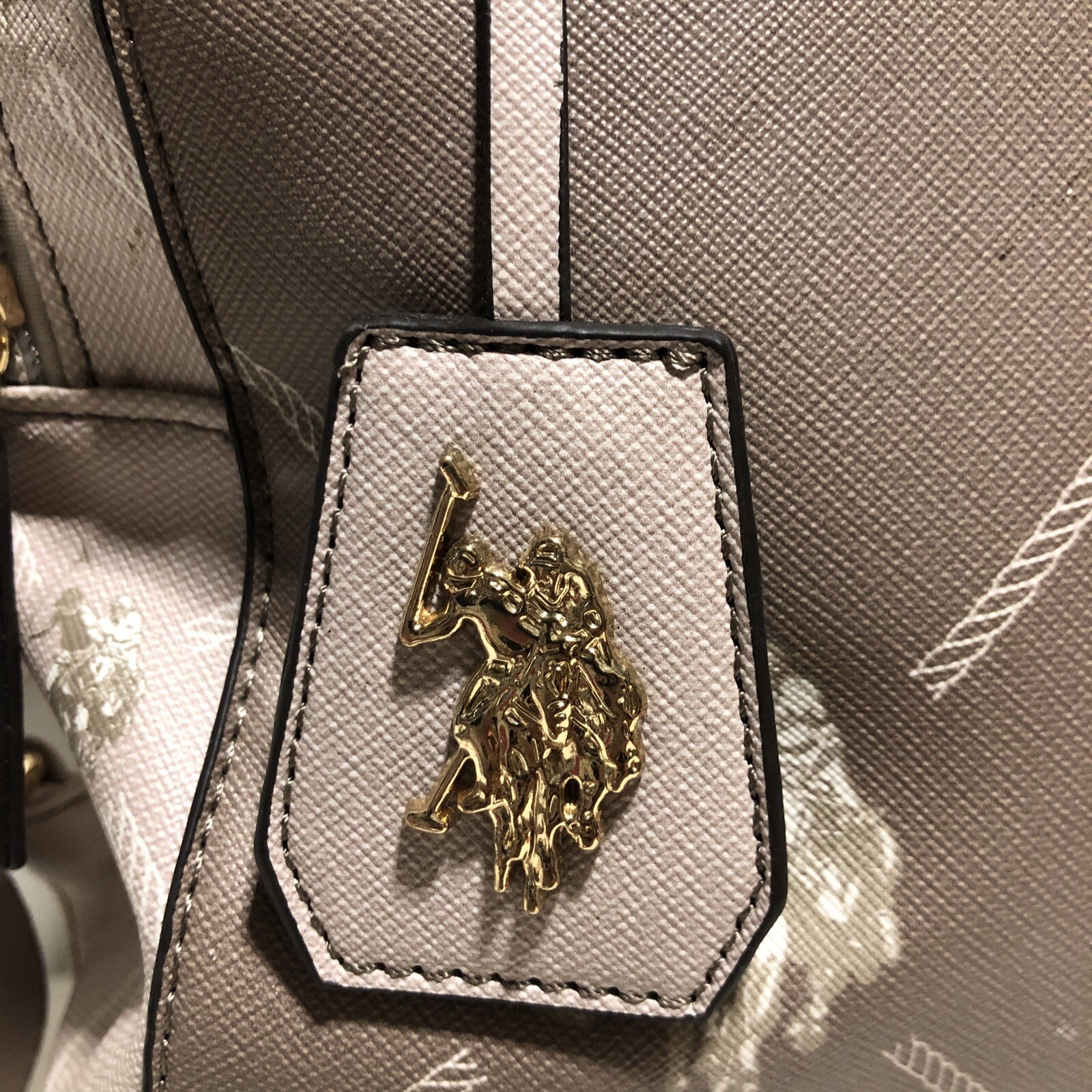 PONY Zaino donna US Polo Assn logo superiore e cerniera laterale borsetta borsetta