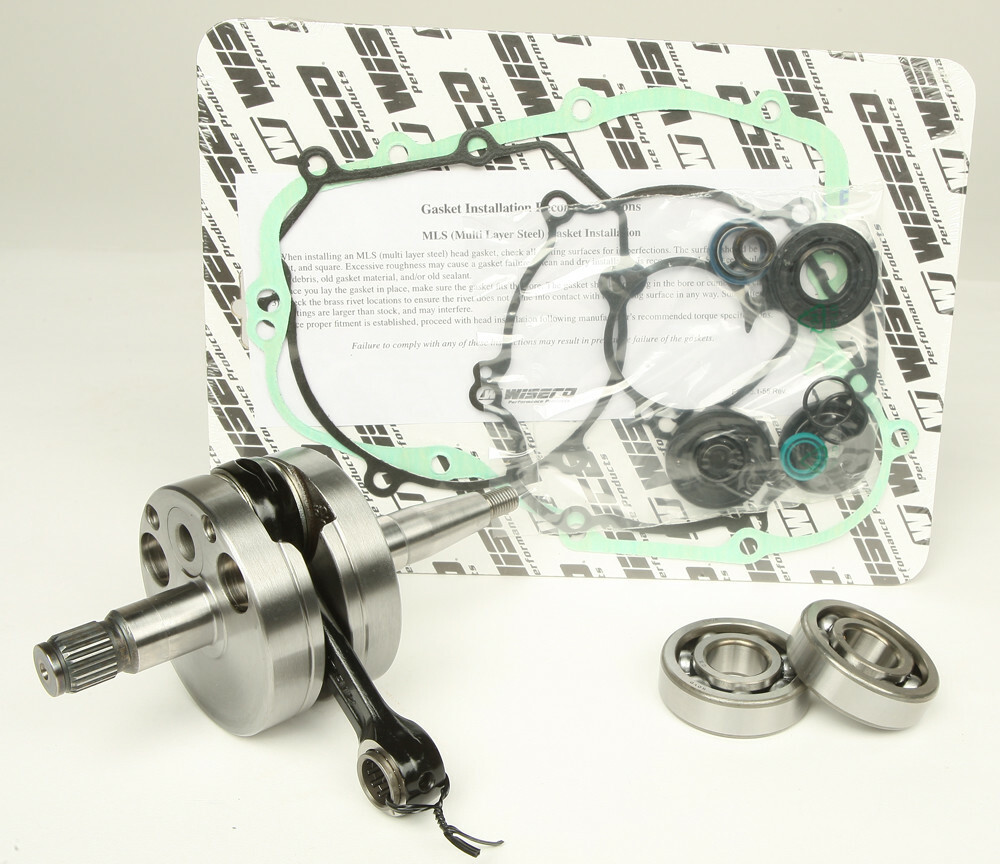 Wiseco Bottom End Rebuild Kit - Crankshaft/Gaskets - Kawasaki KX