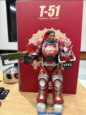 Threezero Fallout T-51 Nuka Cola Power Armor Set Fit 1/6 Action