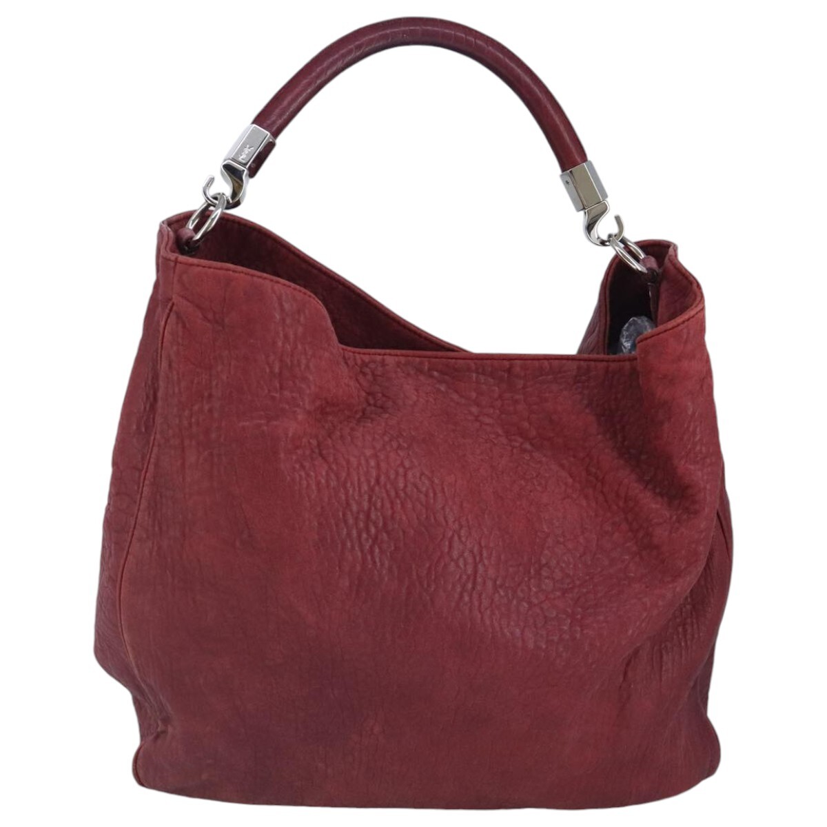 Borsa a tracolla SAINT LAURENT pelle rosso argento 228340 originale bs19417