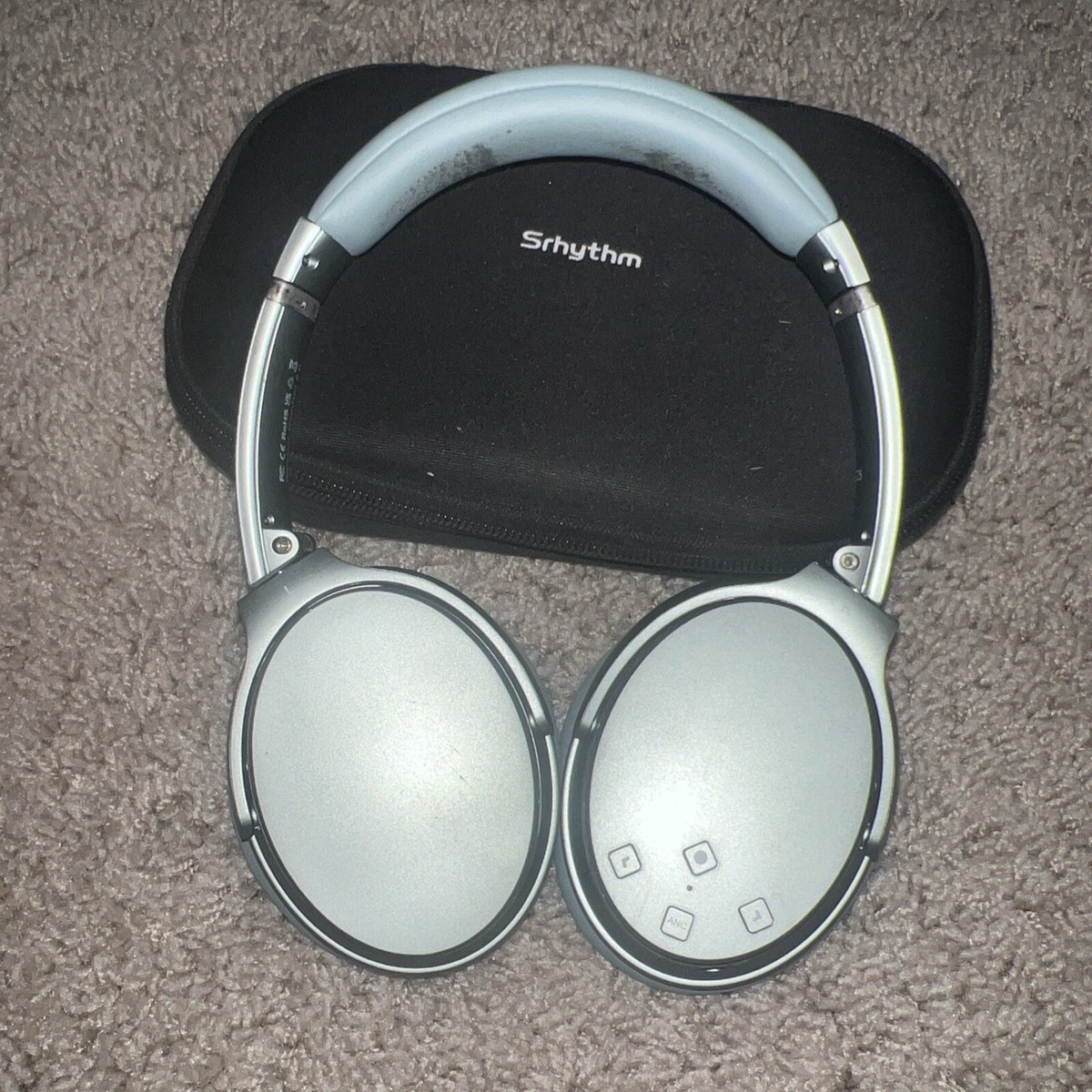 4J Srhythm NC25 Active Noise Cancelling Wireless Headphones - Mint