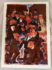 Franz Borghese - Original Screen Print Signed In Pencil - 1976