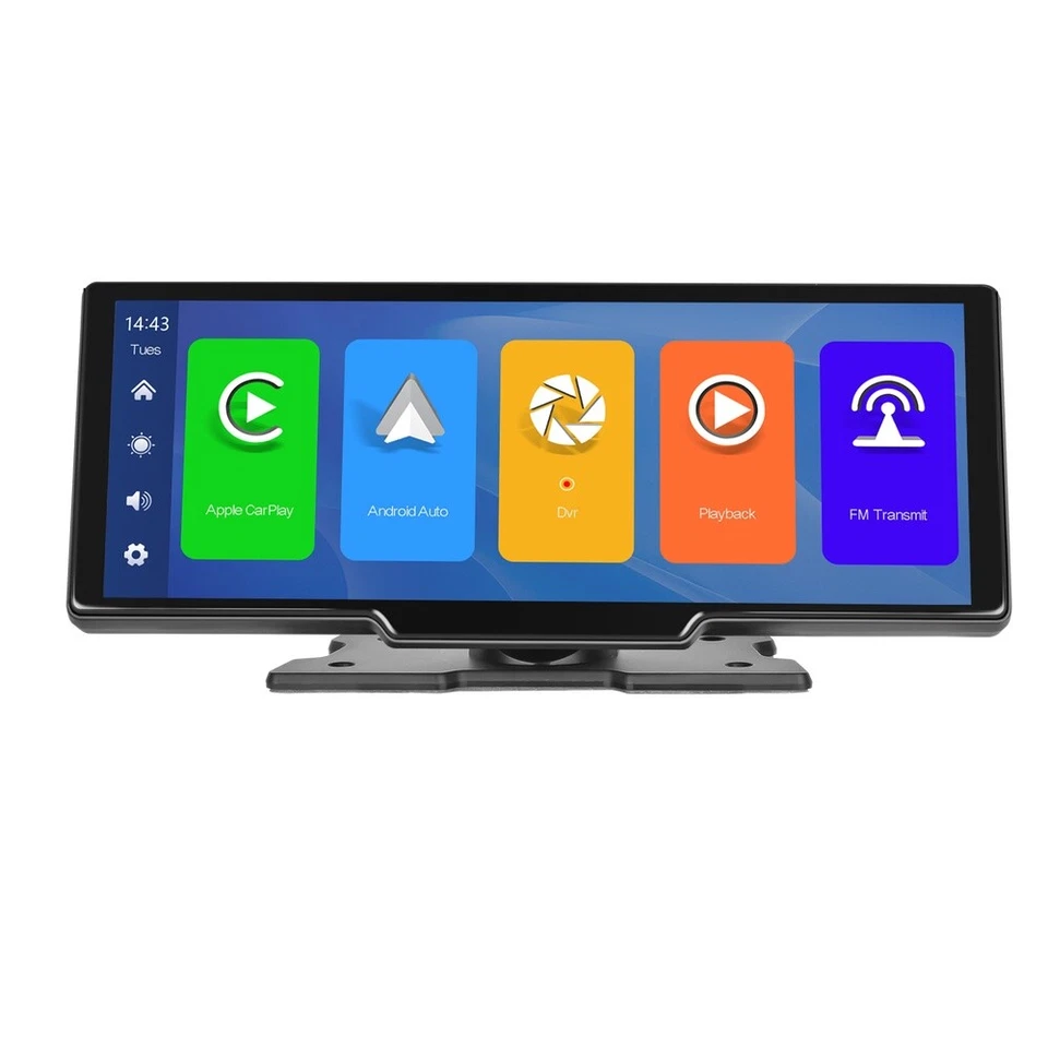 9,3 Zoll 2K Tragbarer Touchscreen Autoradio Wireless Apple CarPlay Android Auto - Bild 3 von 4